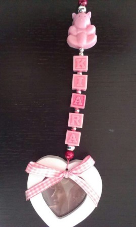 €6,00 Zeepketting met fotolijst. Nog 3 verkrijgbaar!!